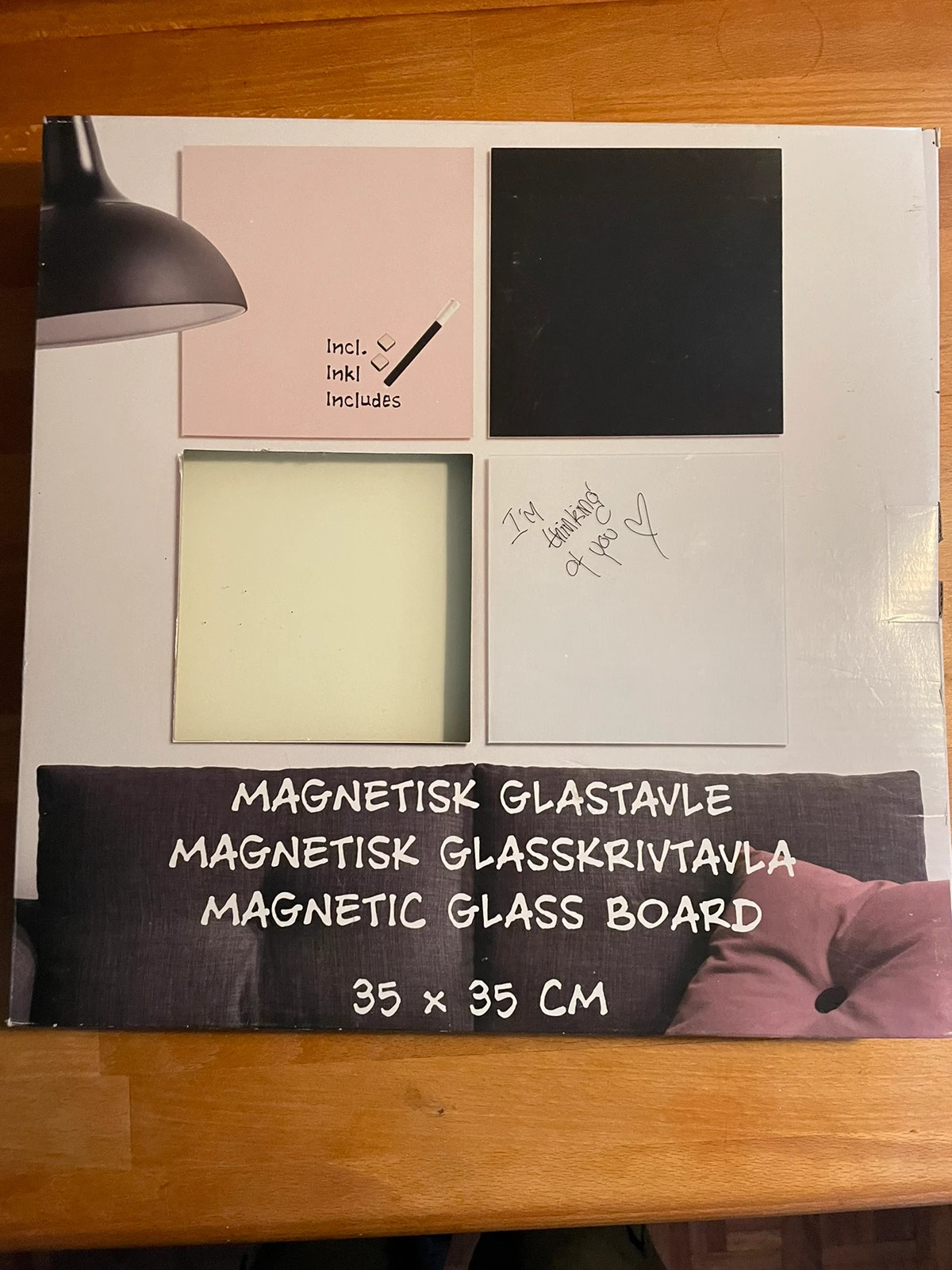 Magnettavle 35 x 35