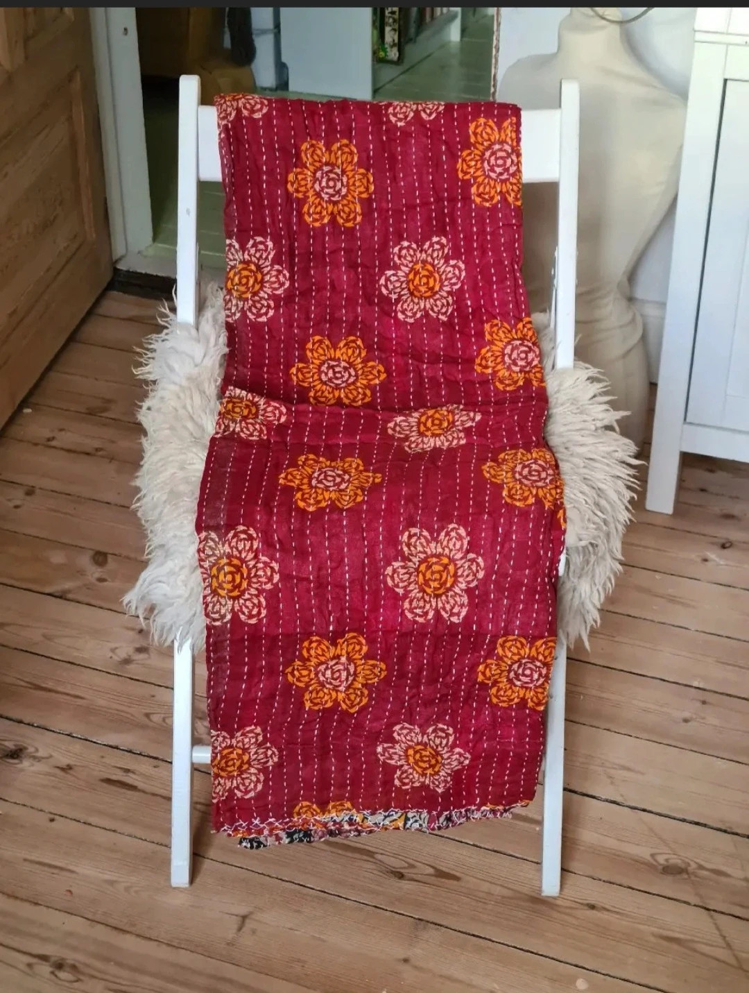 Indisk Kantha quilt