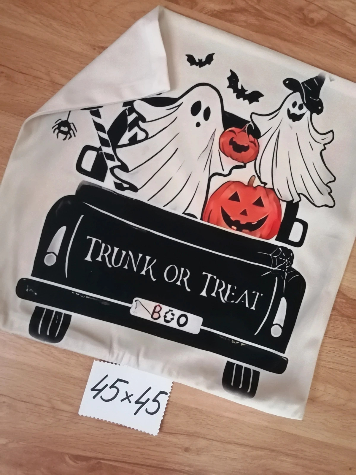 Poszewka dekoracyjna 45x45 welur Halloween