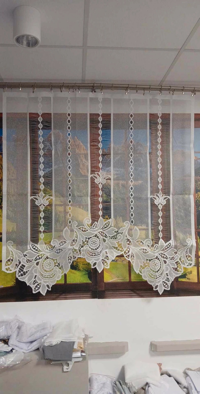 Firana panel ekran AŻUR rozm 150x150cm