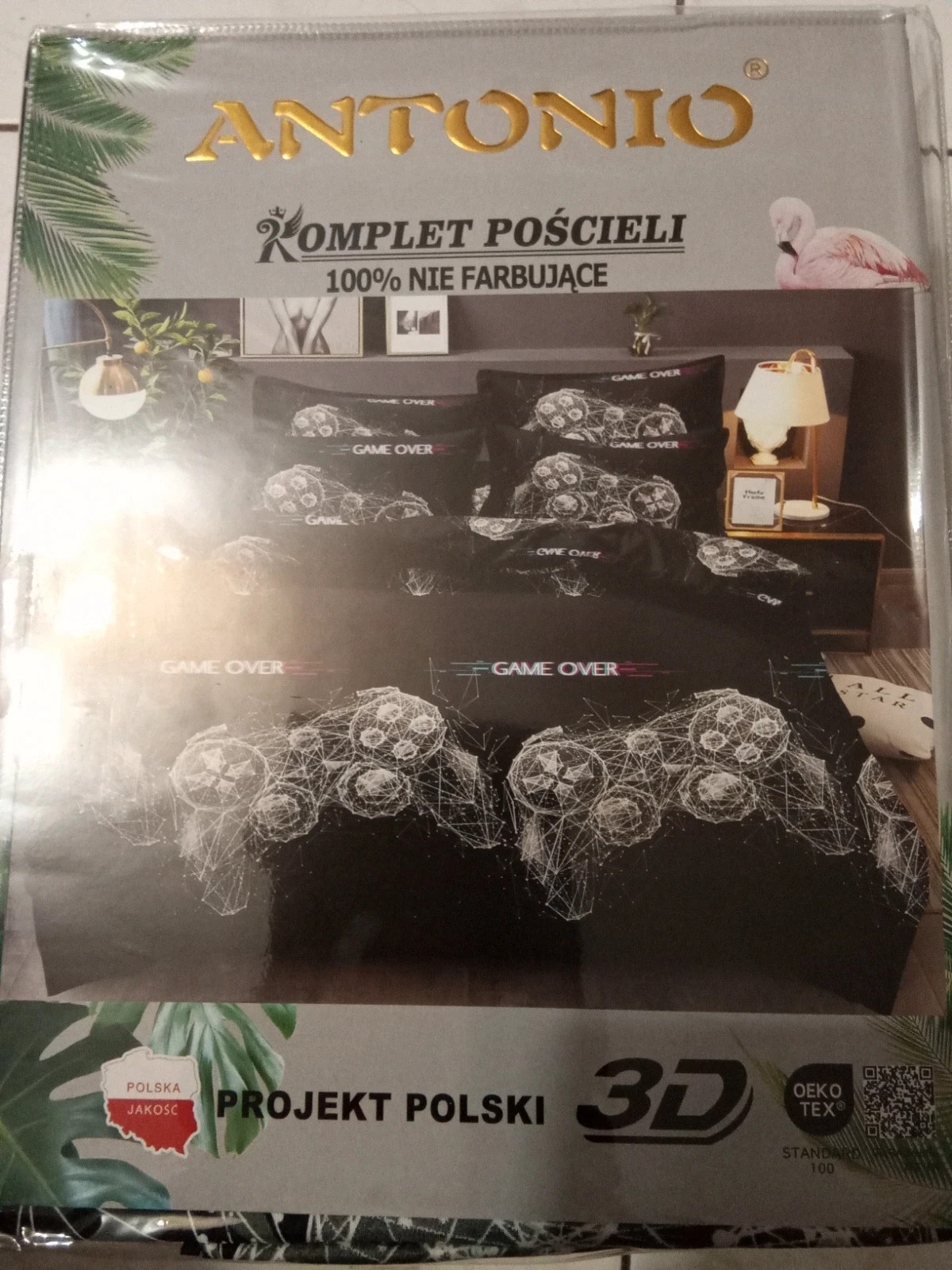 Komplet pościeli game over