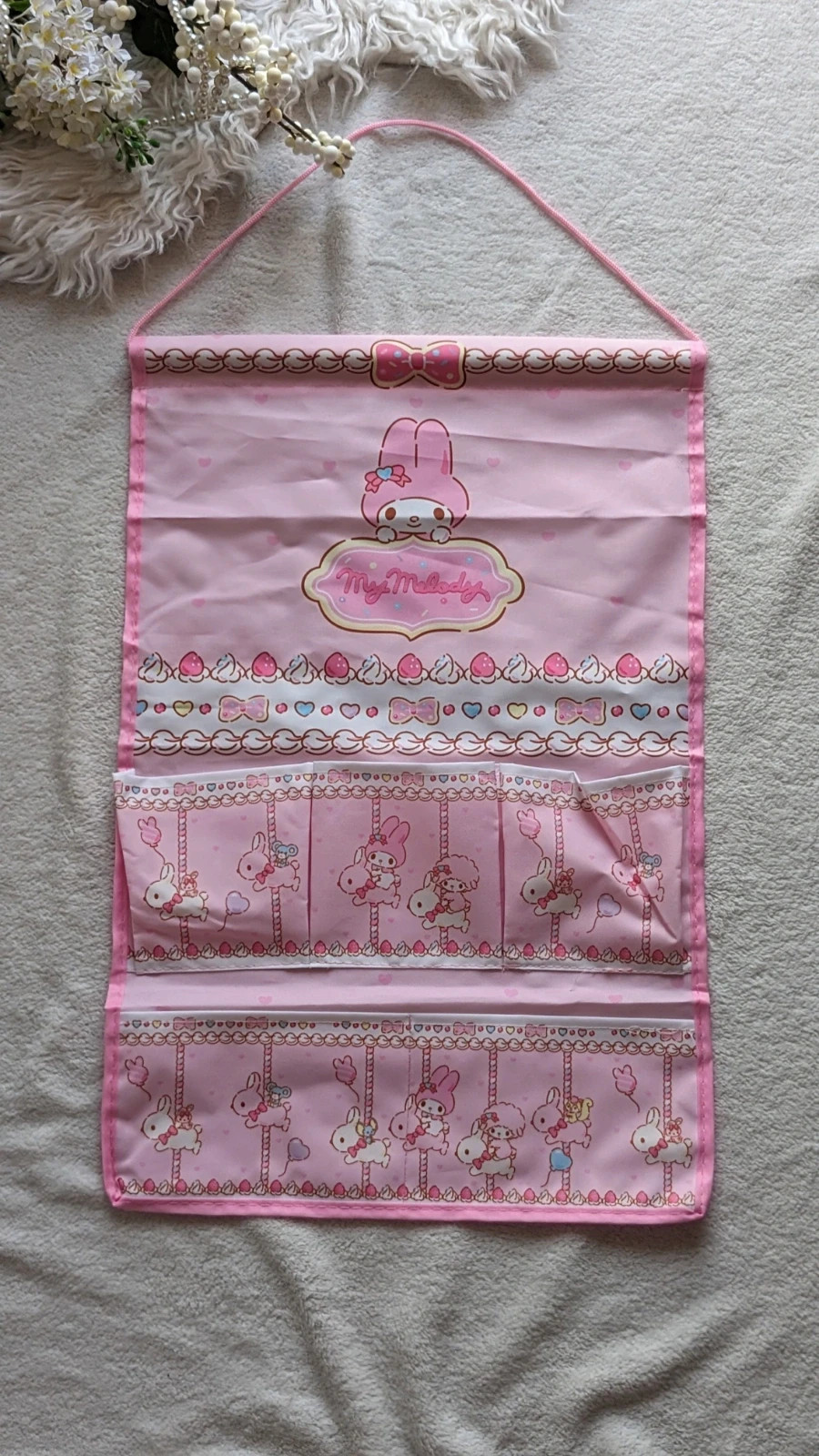 My Melody wall organizer