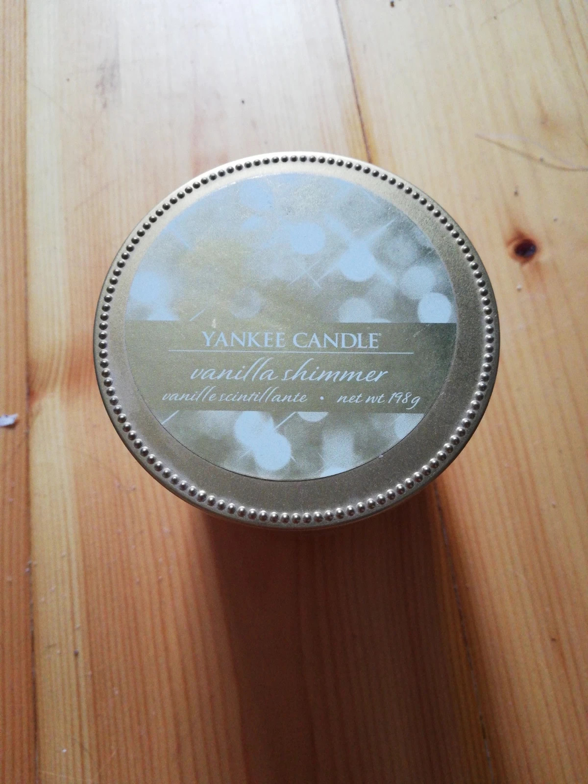 Yankee candle wanilla shimmer