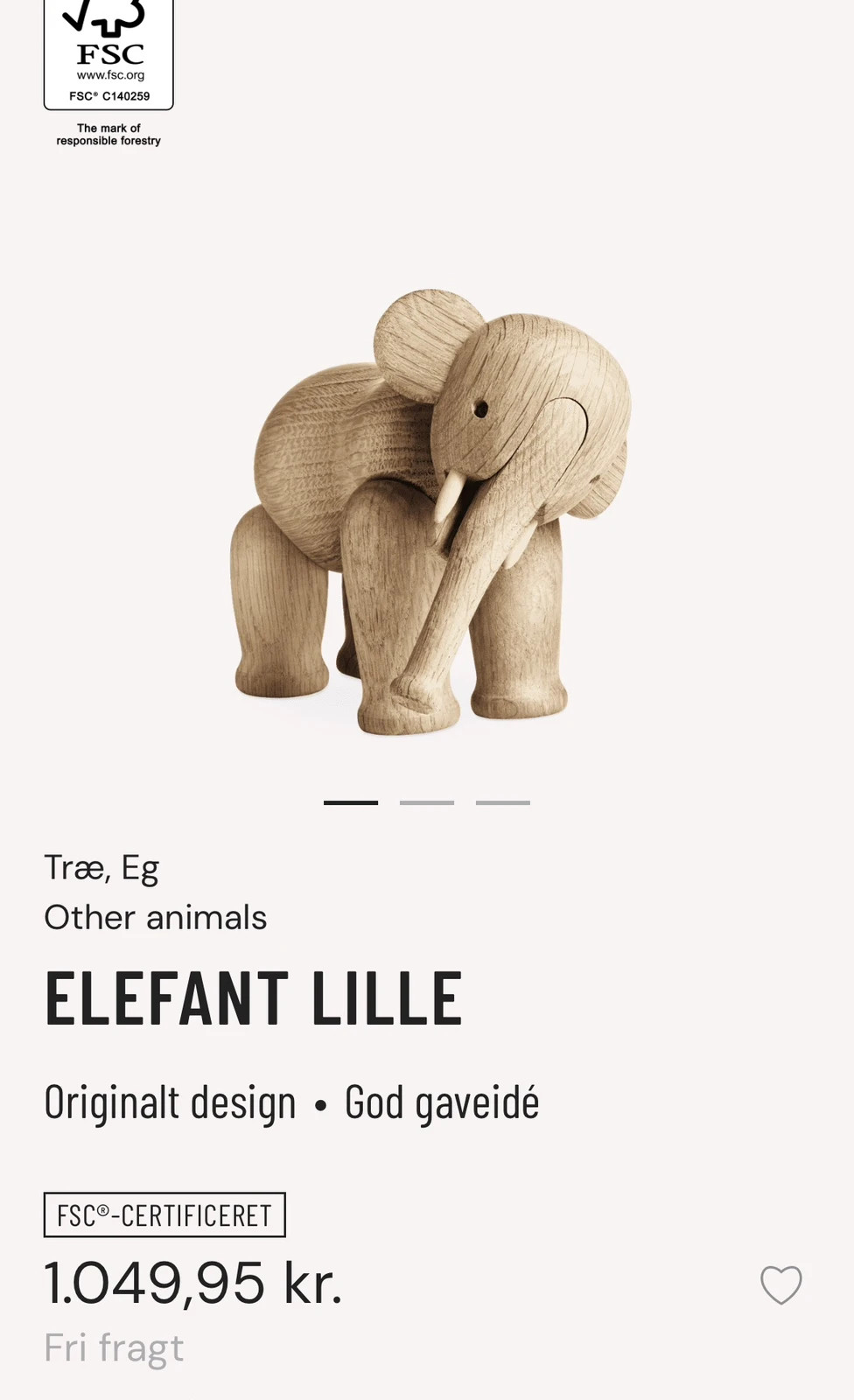 Kay Bojesen Elefant