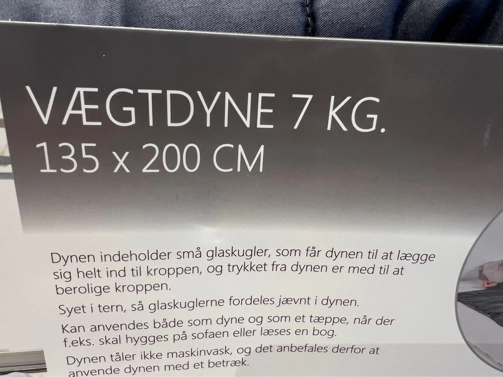 Vægtdyne tyngdedyne 7kg