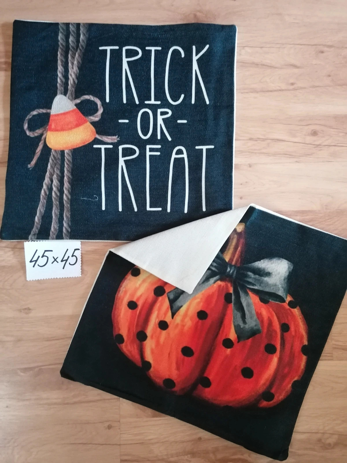 2 poszewki dekoracyjne 45x45 Halloween