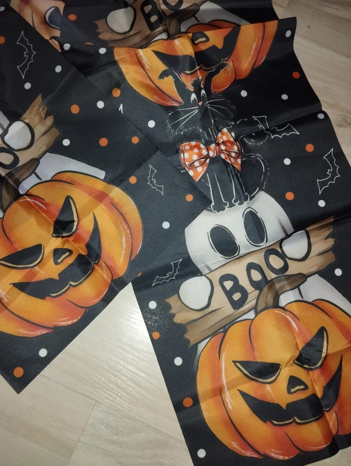 Bieżnik obrus Halloween dynie duchy dynia duch 180*35cm