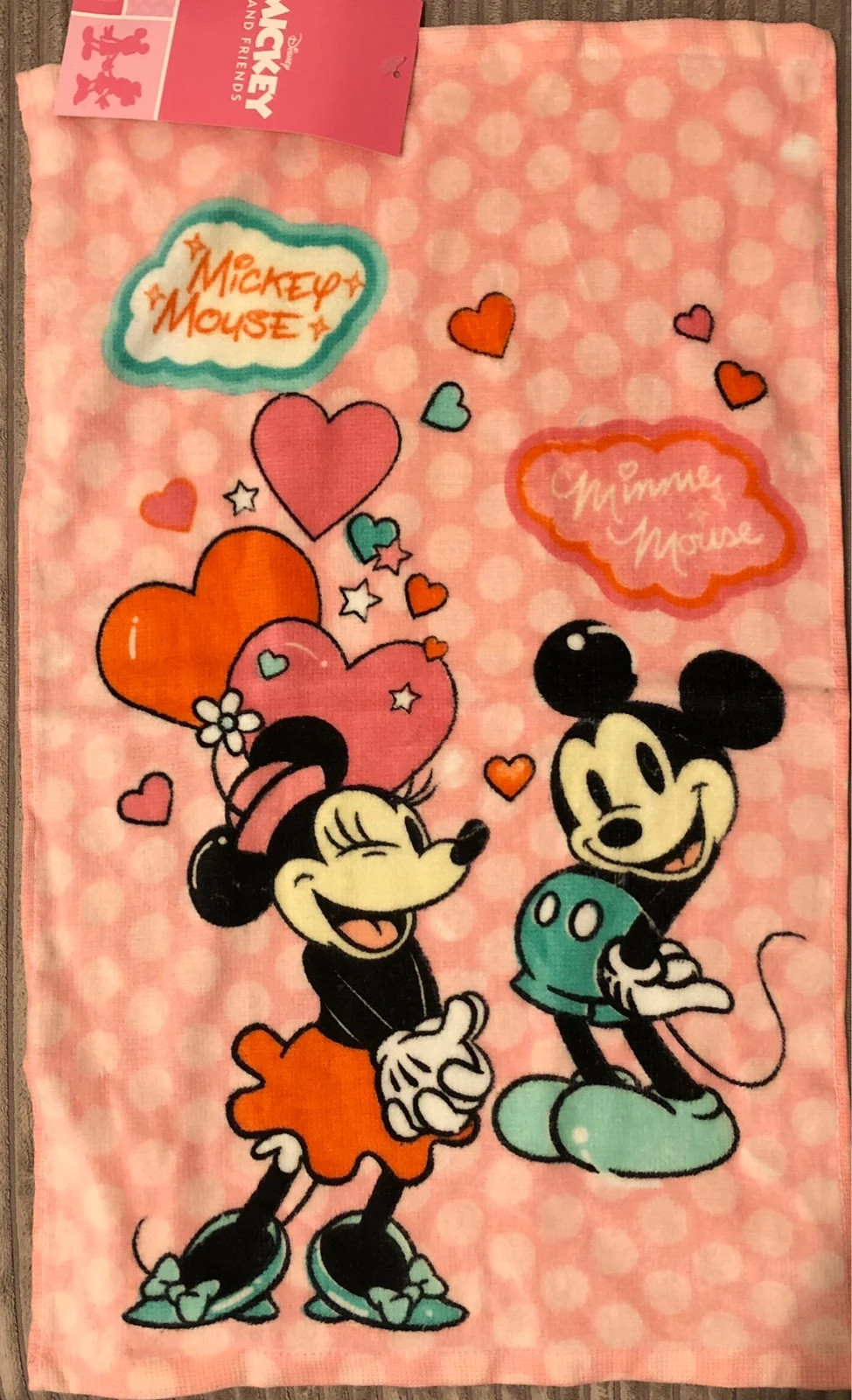 Ręczniczek 30x50 do rąk ręcznik do przedszkola Minnie Mouse Mickey Myszka Mini Miki