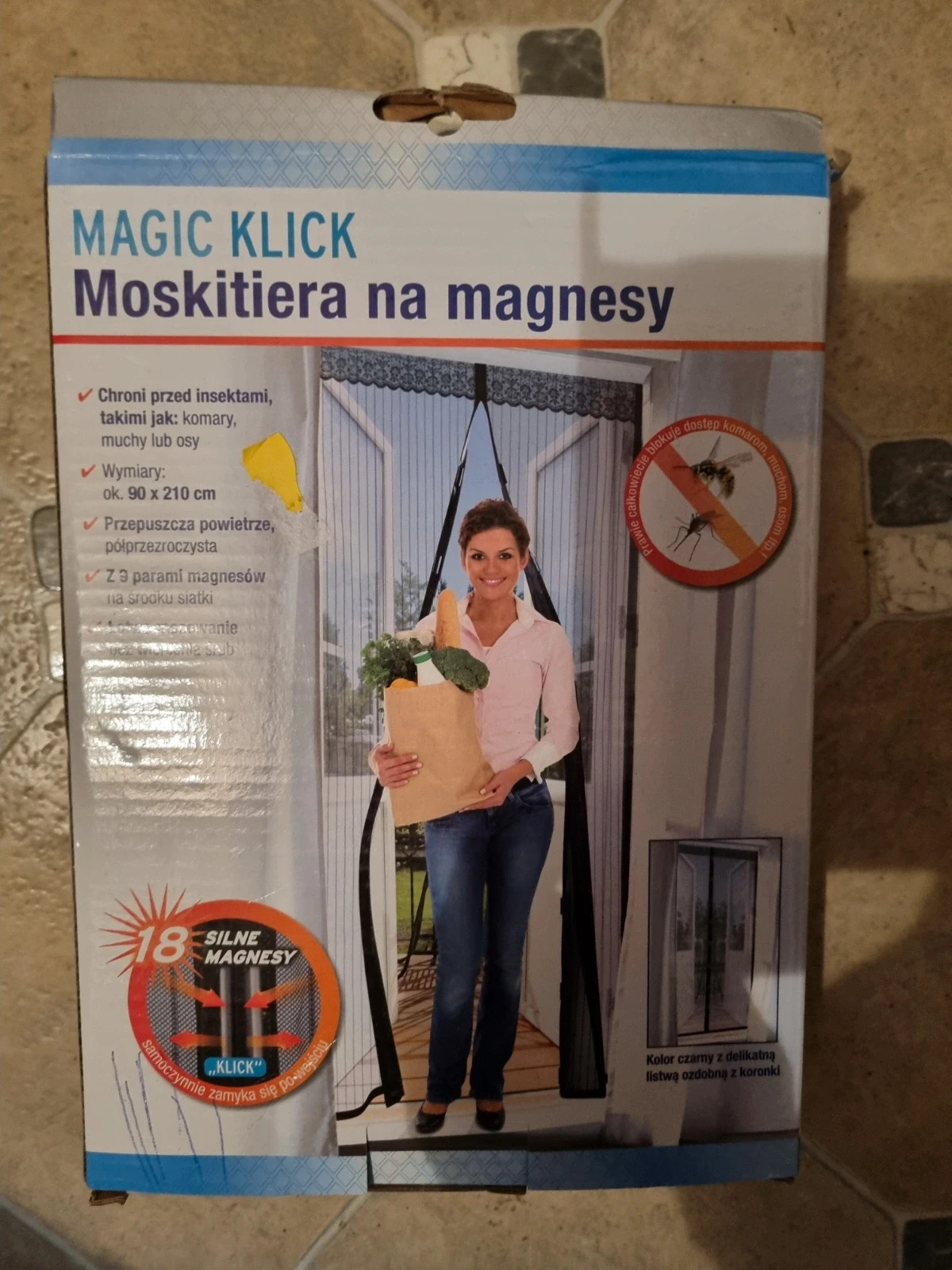 Moskitiera na magnesy