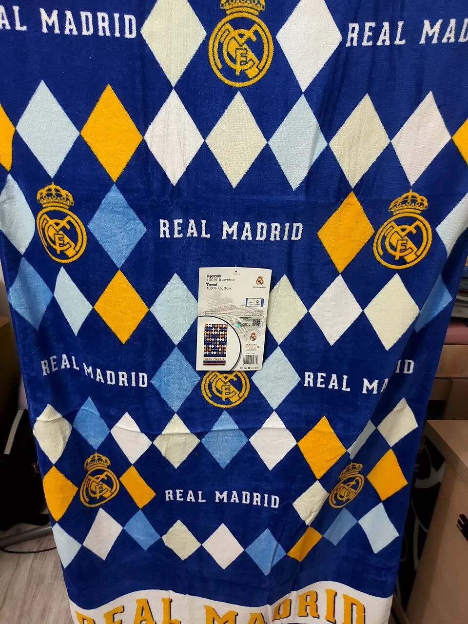 Ręcznik bawełniany Real Madrid 70x140