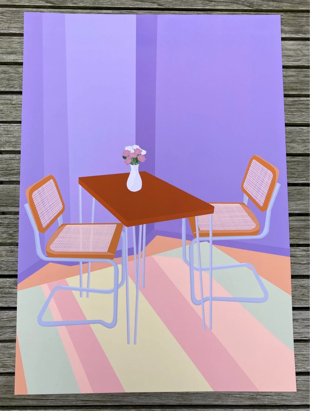 A3 plakat // Table for two//