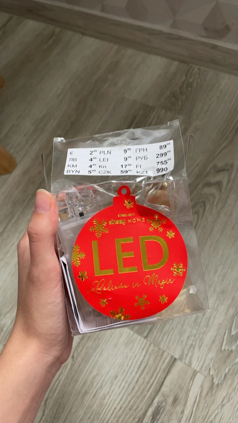 Lampki led choinki