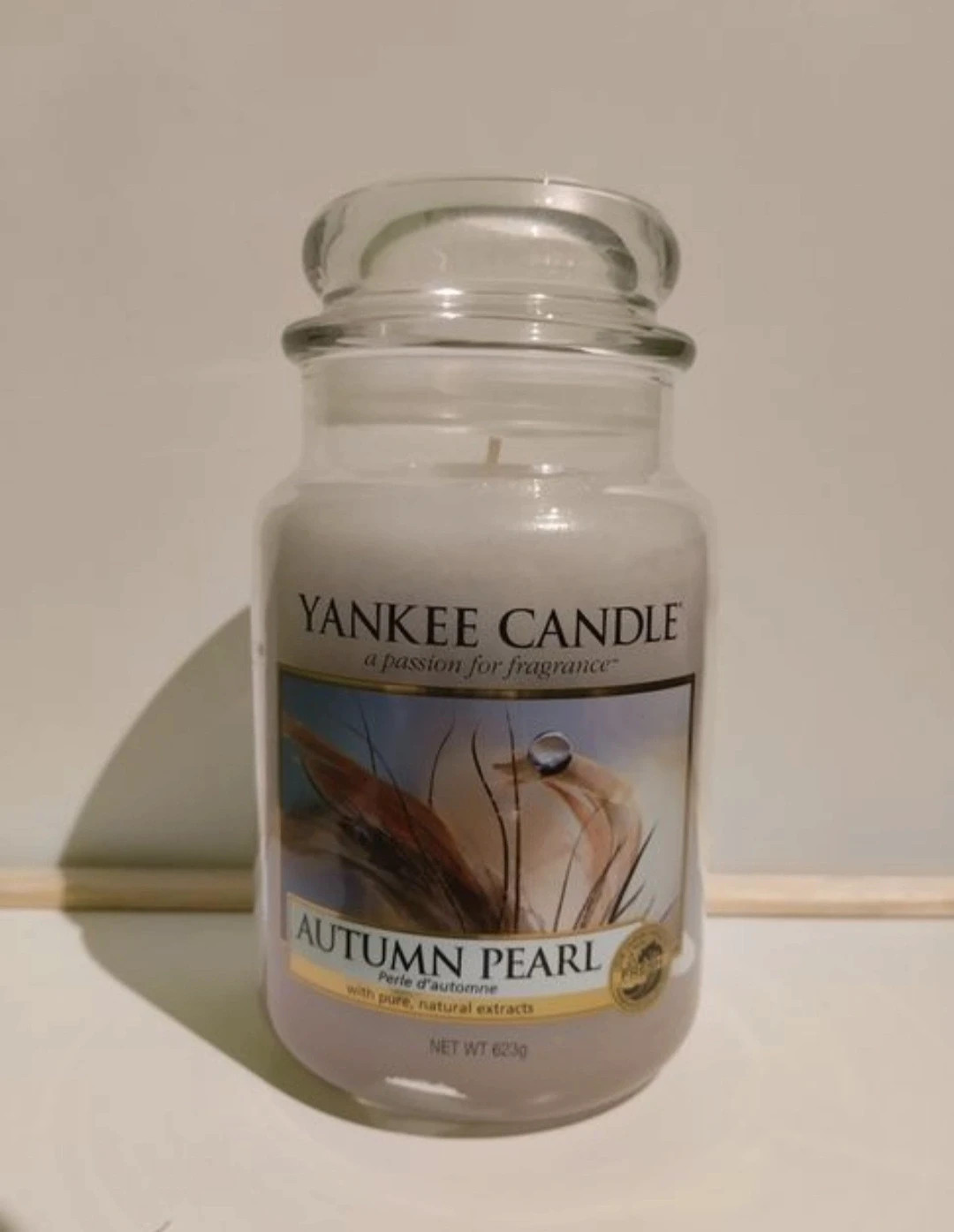 Nowa świeca Yankee Candle Autumn Pearl stara etykieta kolekcjonerska