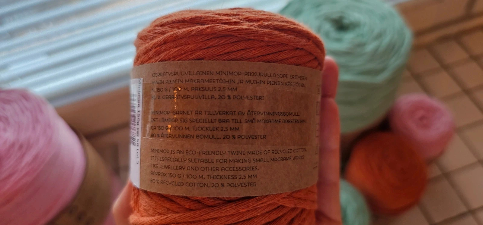 Lankava minimop oranssi t shirt yarn