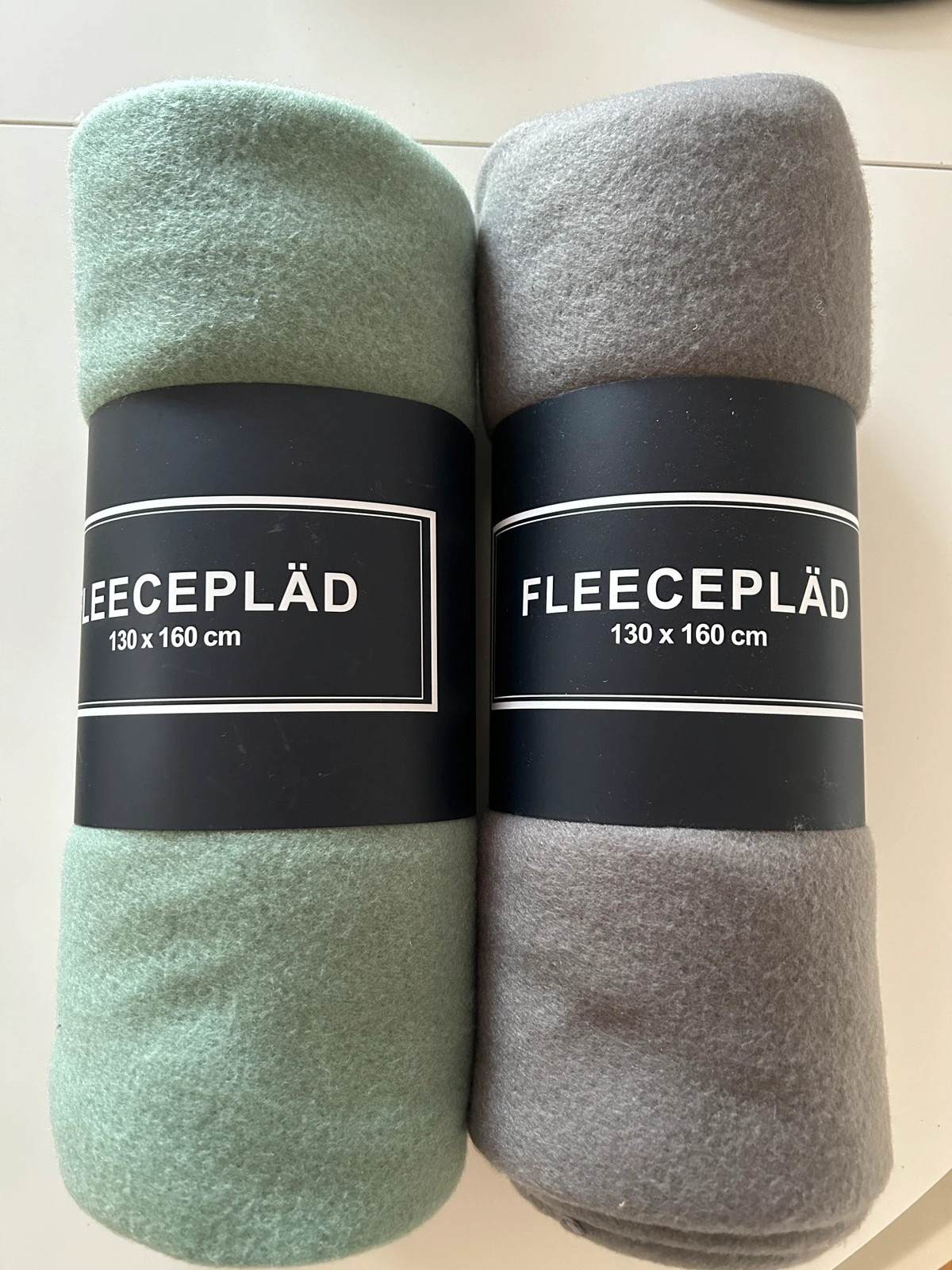 Nya fleece plädar/ filtar