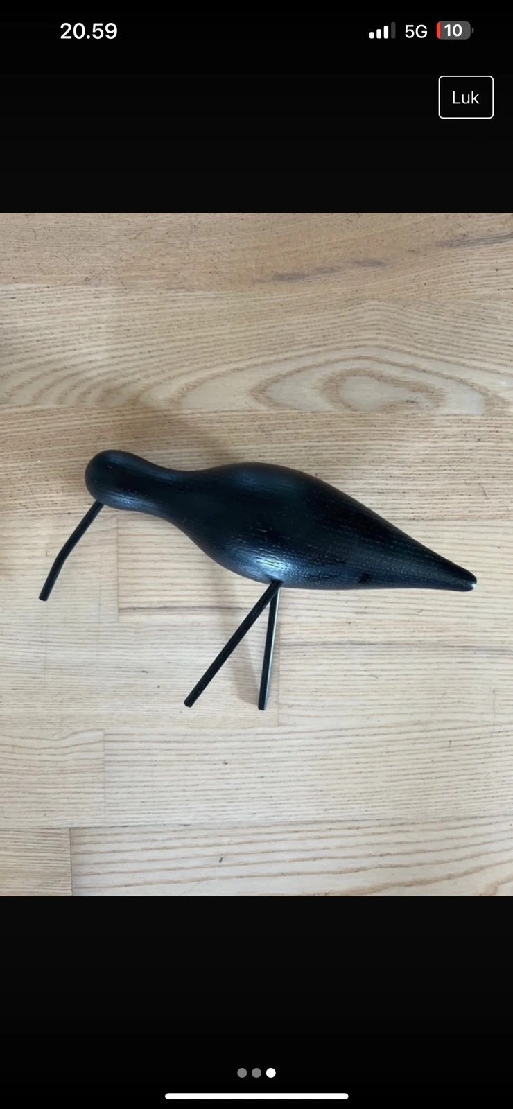 Normann Copenhagen Shore Birds (sort)