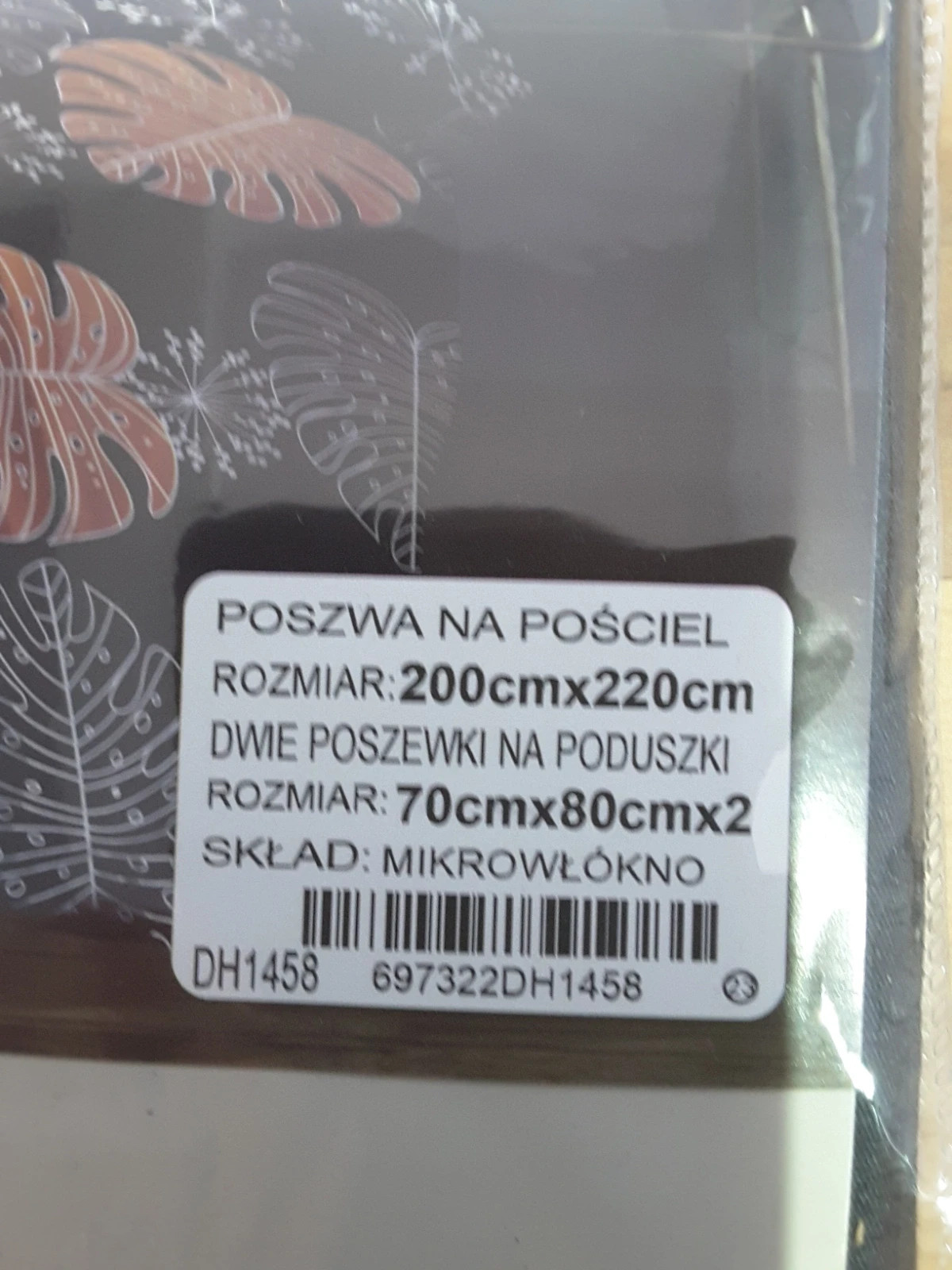 Komplet pościeli 5D liście