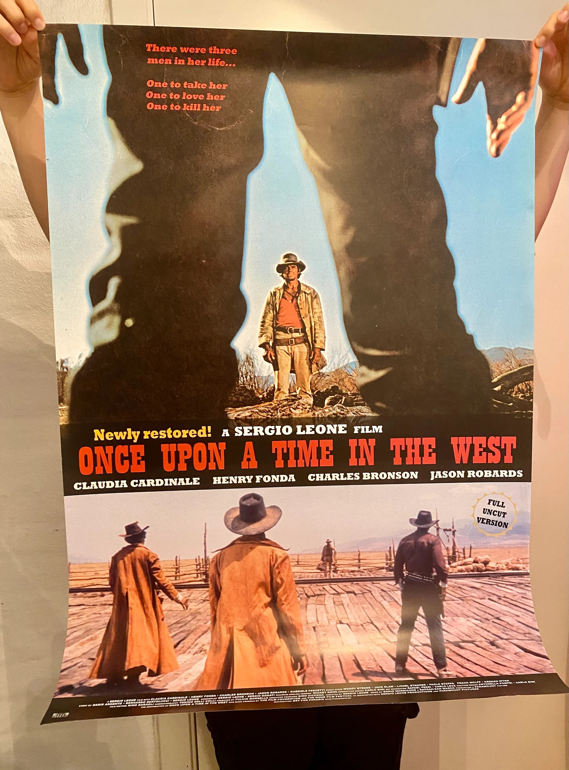 Filmplakat klassiker Sergio Leone