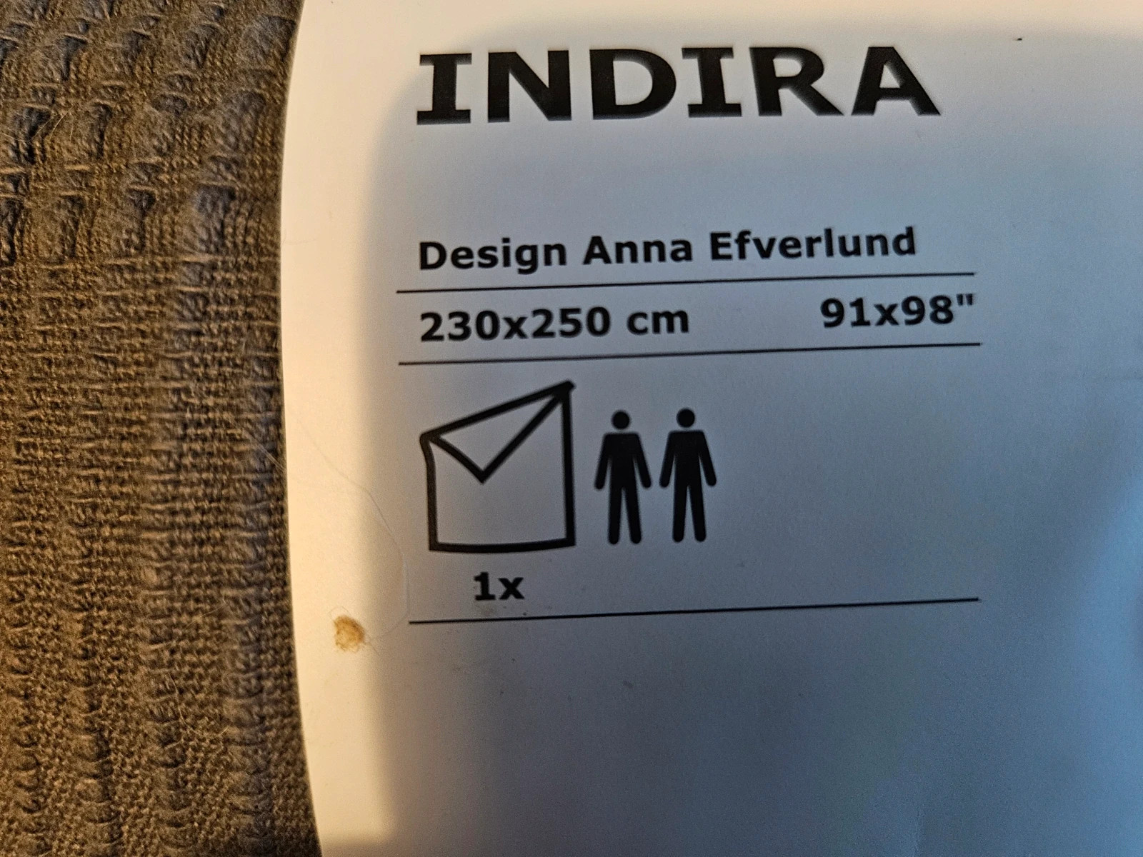 Sängöverkast från Ikea