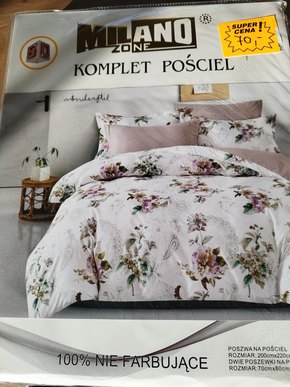 Pościel komplet 200x220