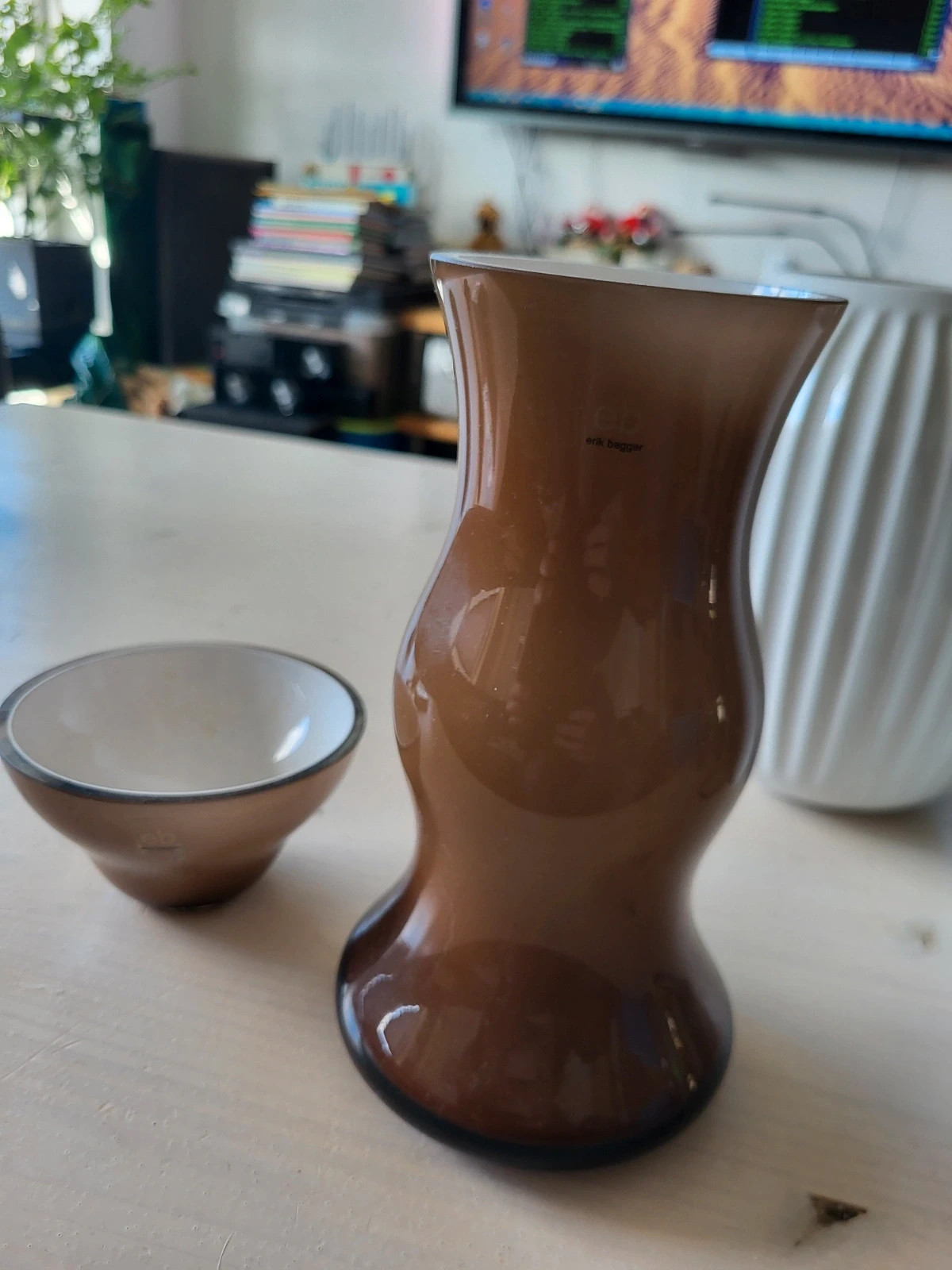 Erik Bagger vase og skål