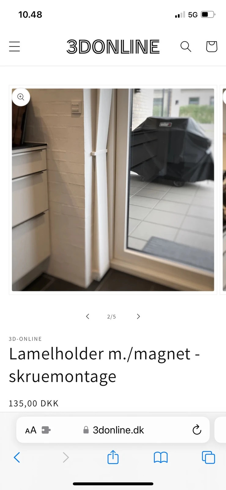 Lammelholder m/magnet