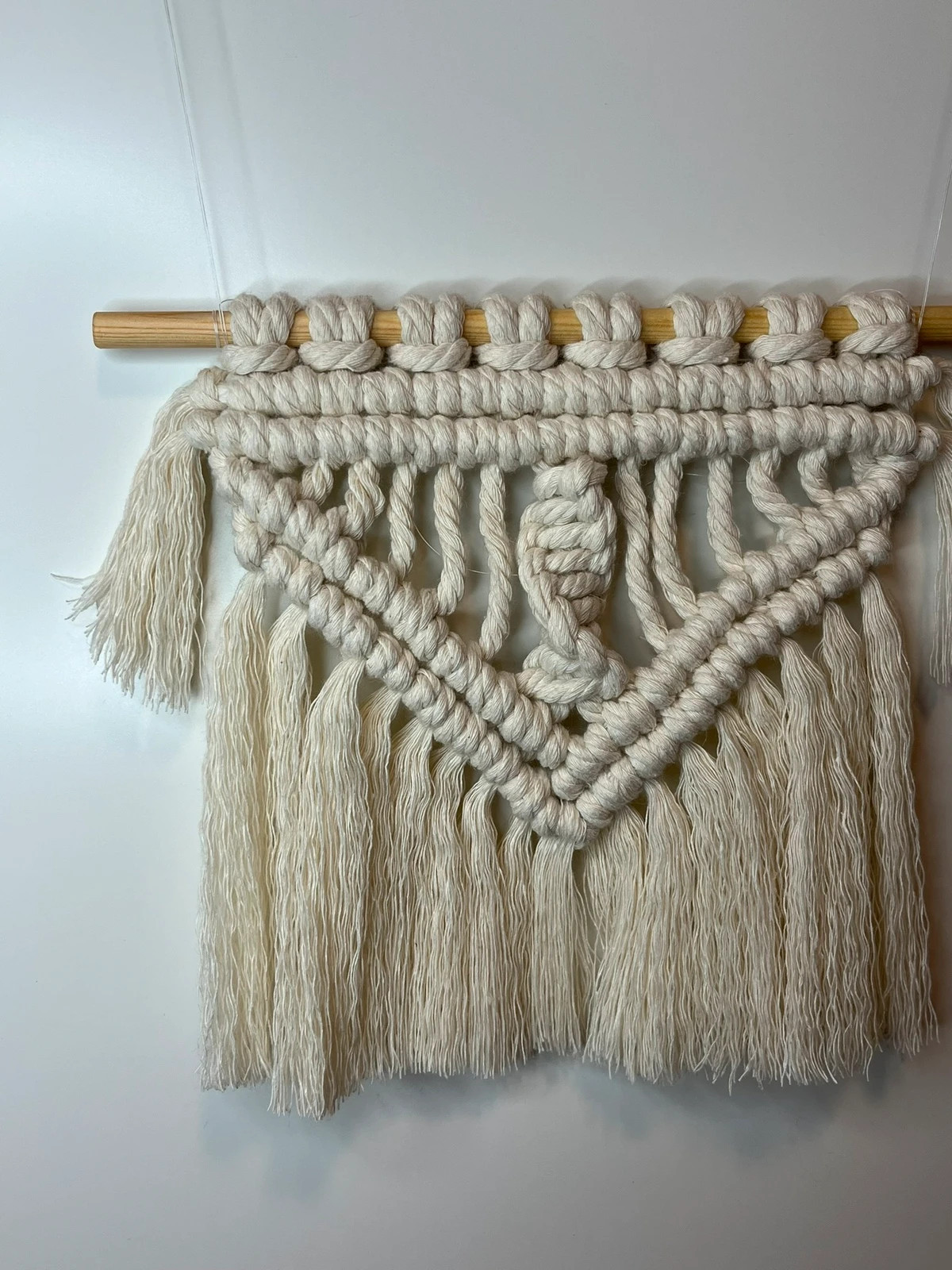 Macramé vægpynt