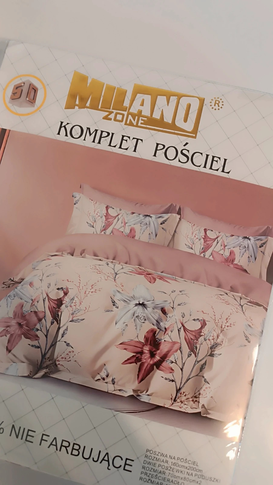 Nowa pościel komplet pościeli 160x200 + prześcieradło