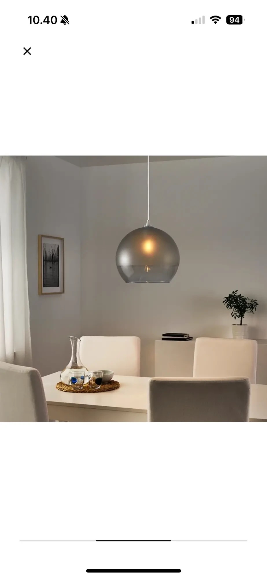 Ikea Loftslampe