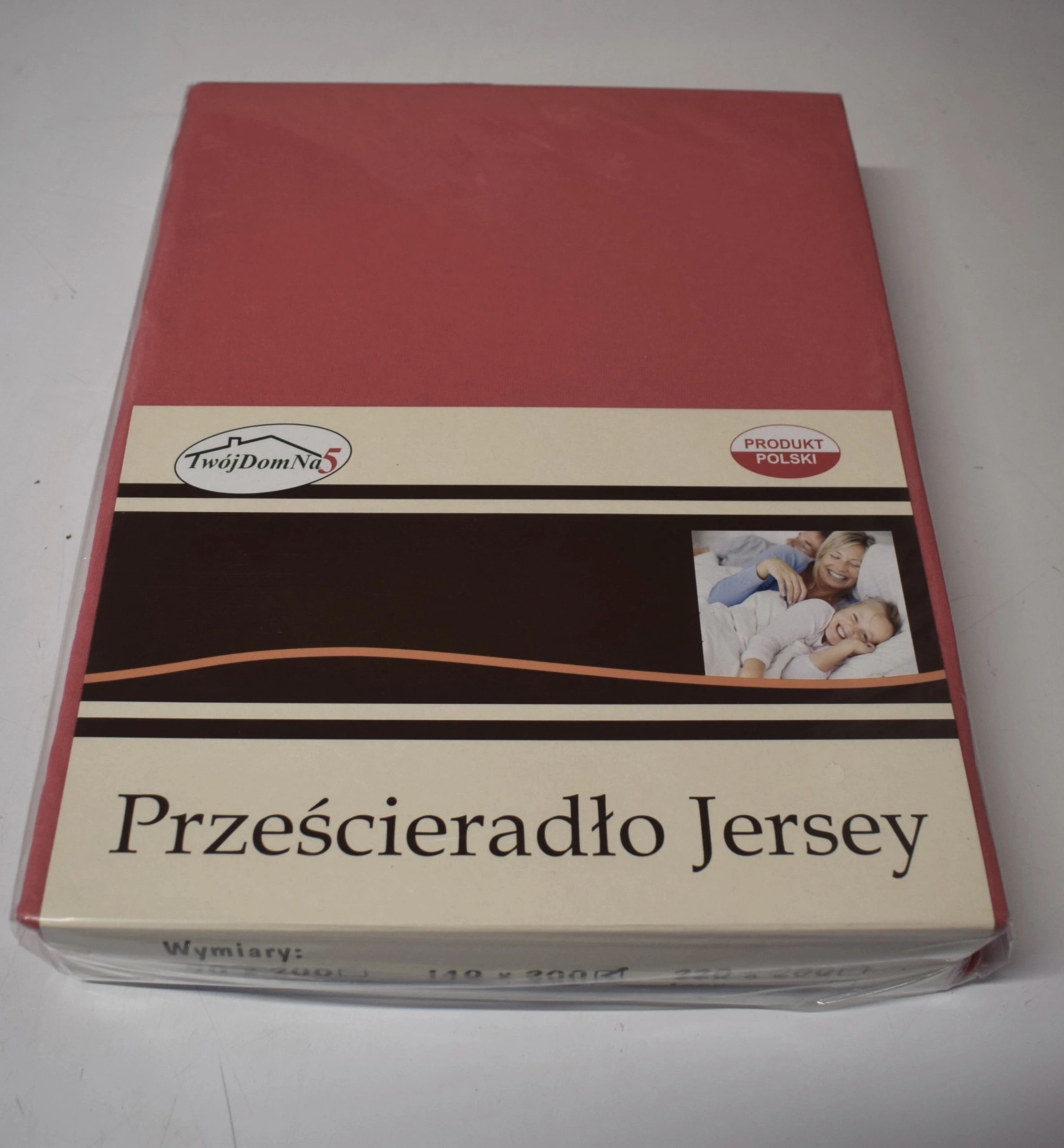 Prześcieradło bawełna jersey w rozmiarze 140x200- polskie