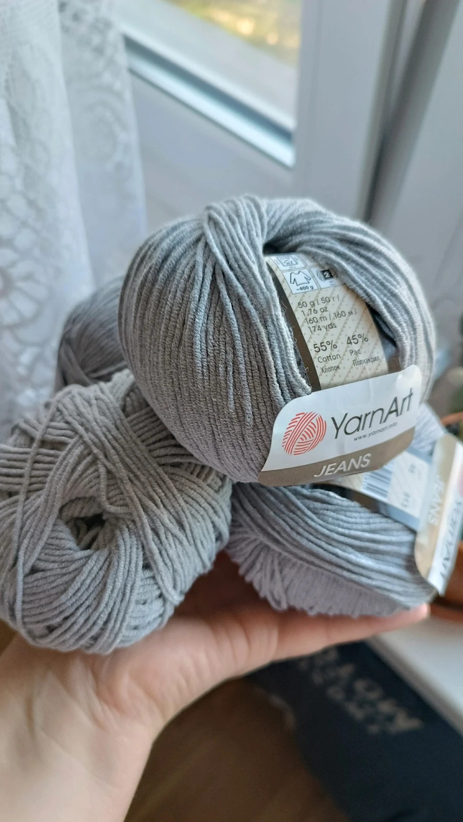 Włóczka Yarn Art jeans szary 180g