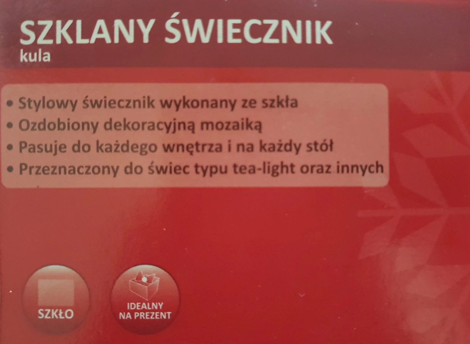 Świecznik srebrny