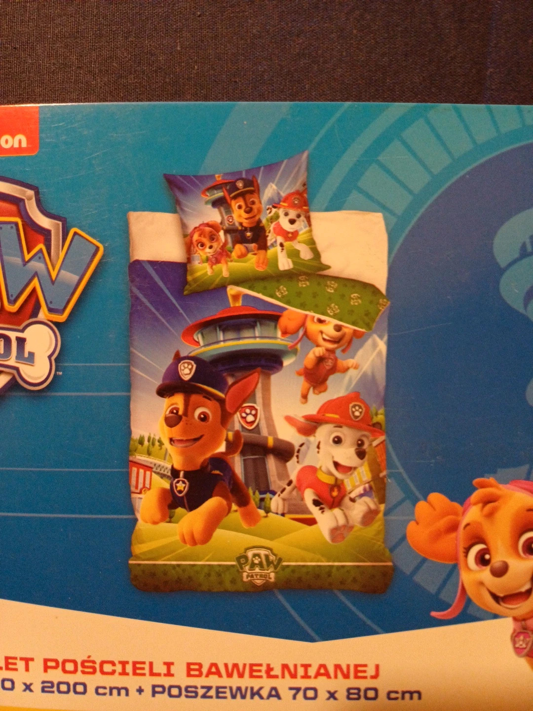 Pościel 160x200 bawełniana paw patrol