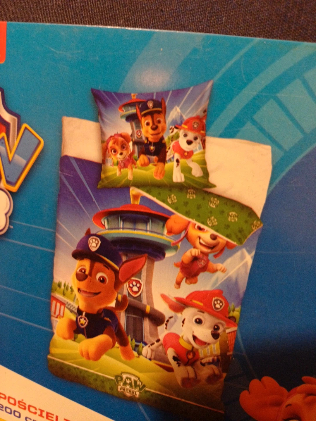 Pościel 160x200 bawełniana paw patrol