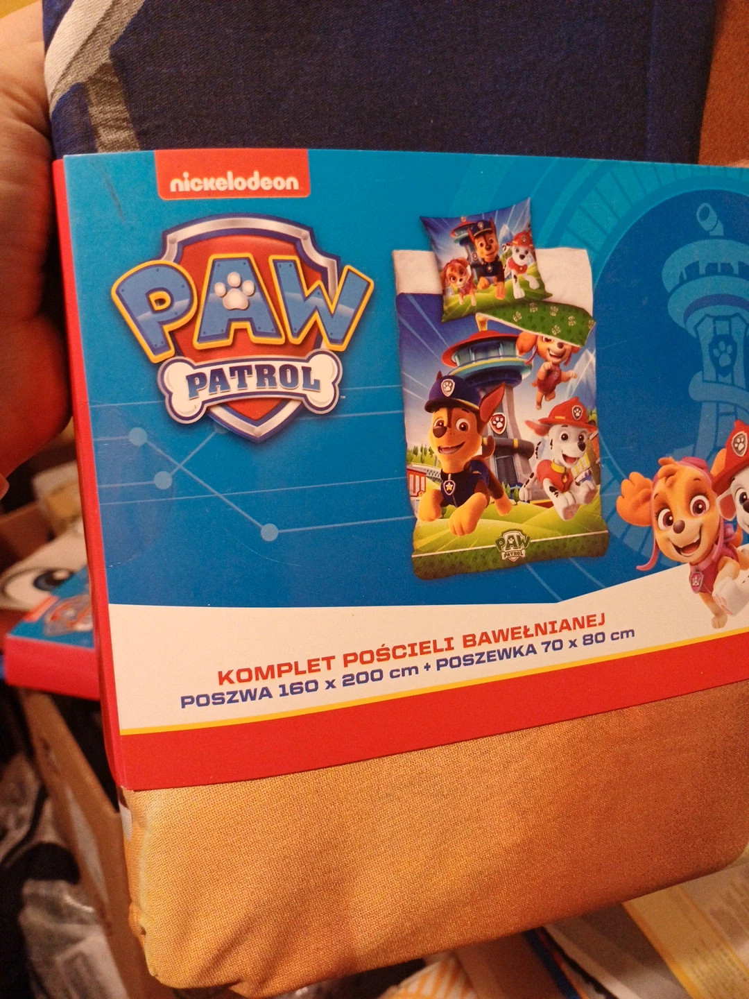 Pościel 160x200 bawełniana paw patrol