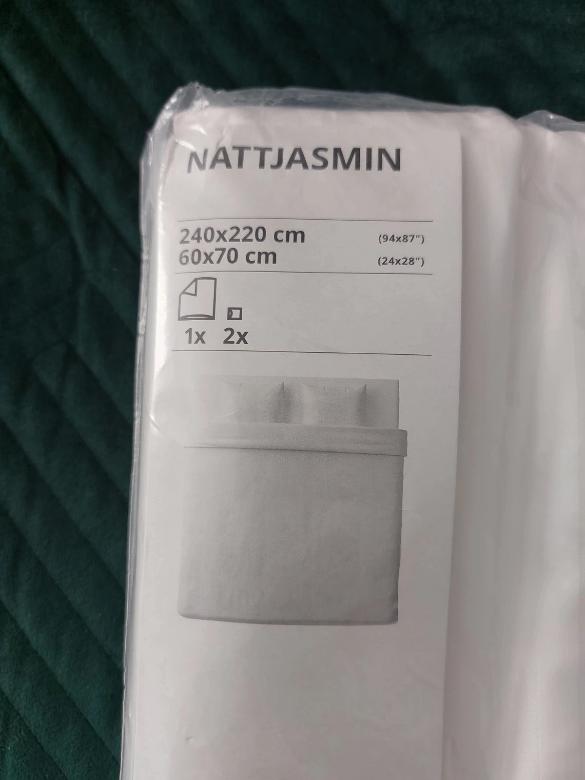 Ikea Nattjasmin 240 220 bez poszewek