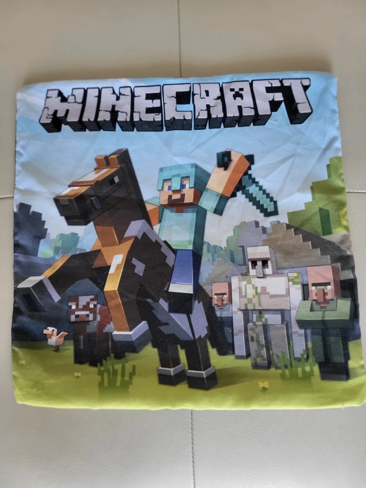 Poszewka na poduszkę #minecraft Rozmiar 36cm x 36 cm Stan bardzo dobry Oryginał #merch minecraft