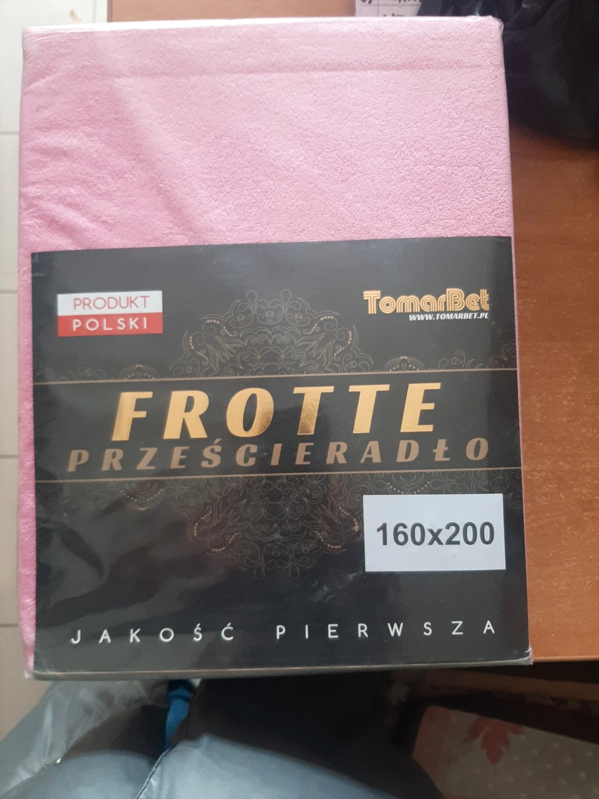 Prześcieradło na gumce frotte 160 x 200