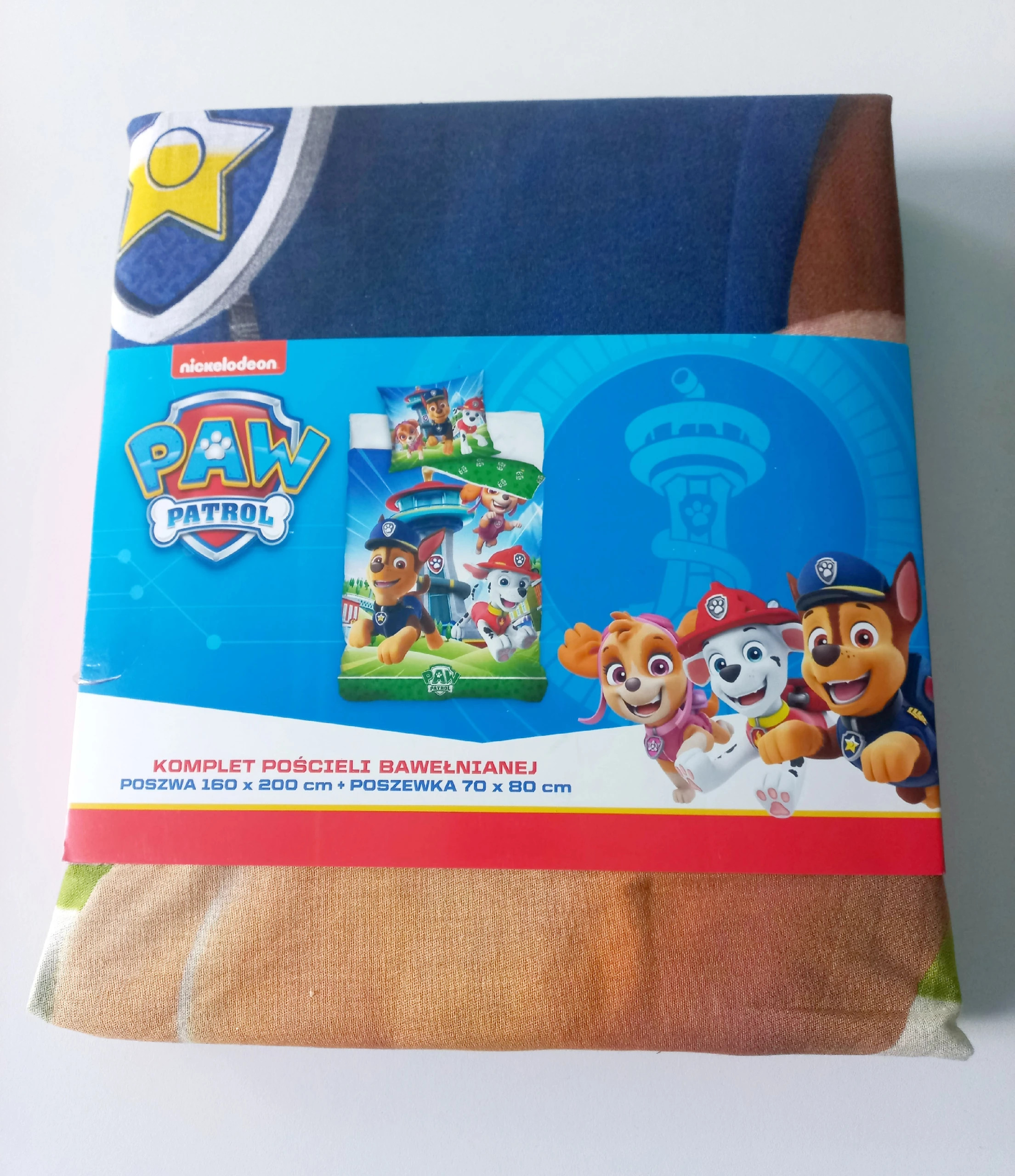 Komplet pościeli bawełnianej Paw Patrol