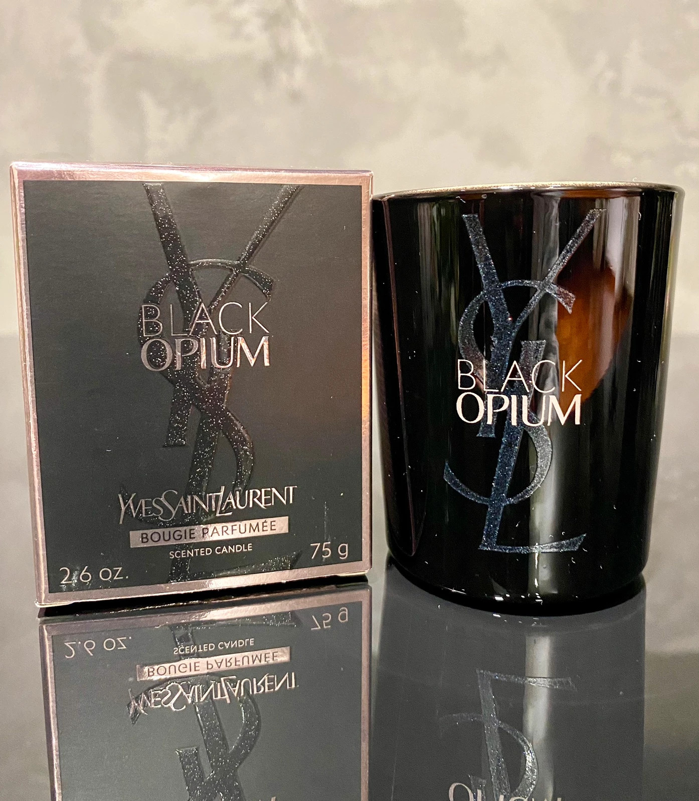 YSL Yves Saint Laurent Black Opium świeczka świeca zapachowa 75g