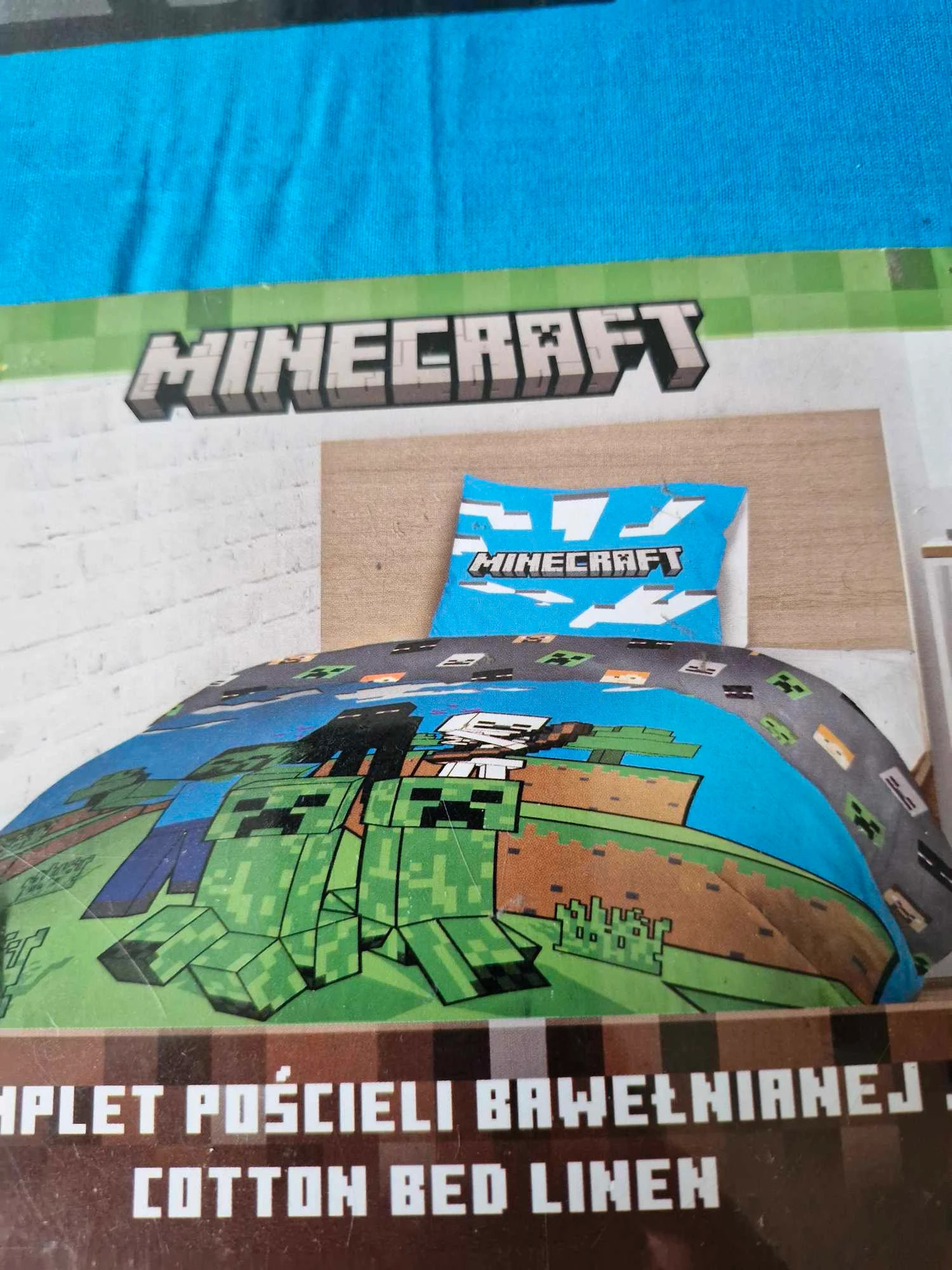 Super pościel z motywem Minecraft 160x200