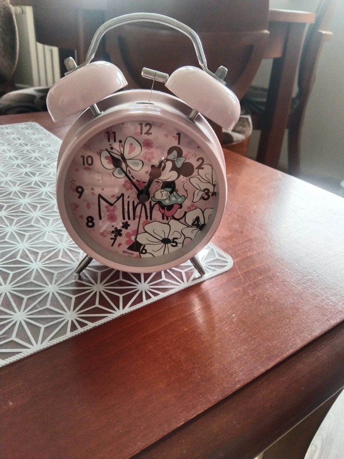 Zegarek budzik Minnie Disney dla dziewczynki