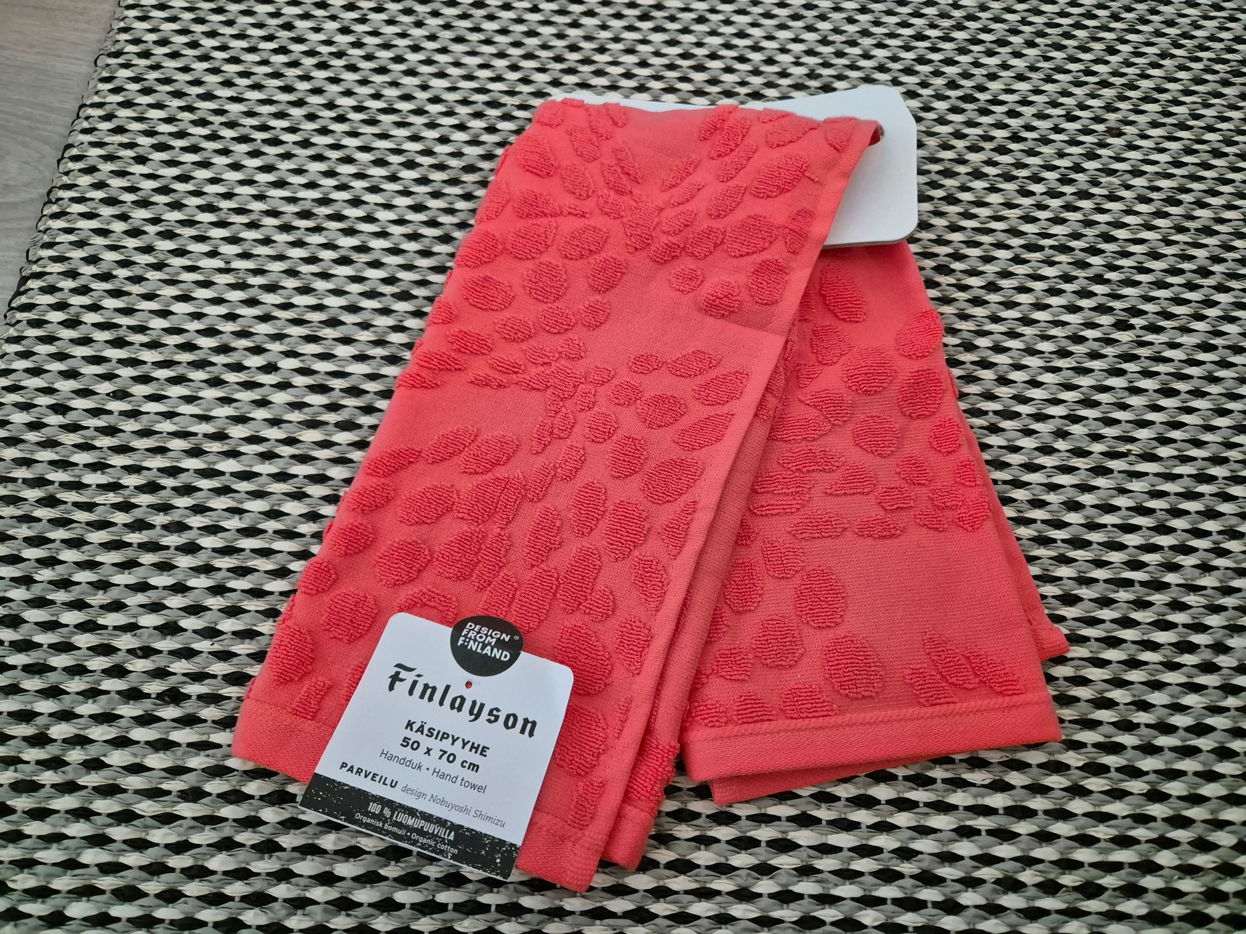 New Finlayson Parveilu hand towel 50x70cm