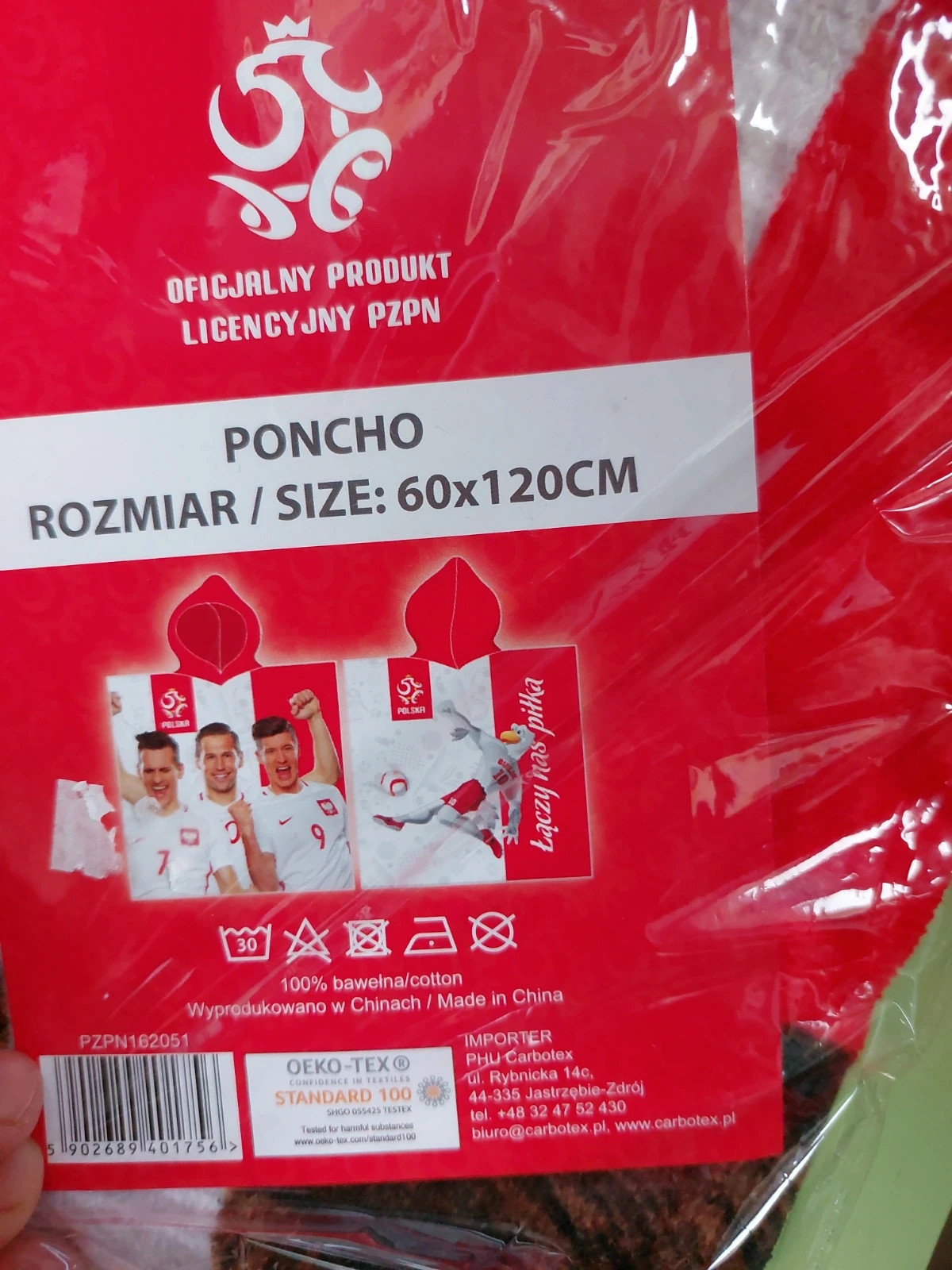 Nowy ręcznik ponczo dla chłopca Polska