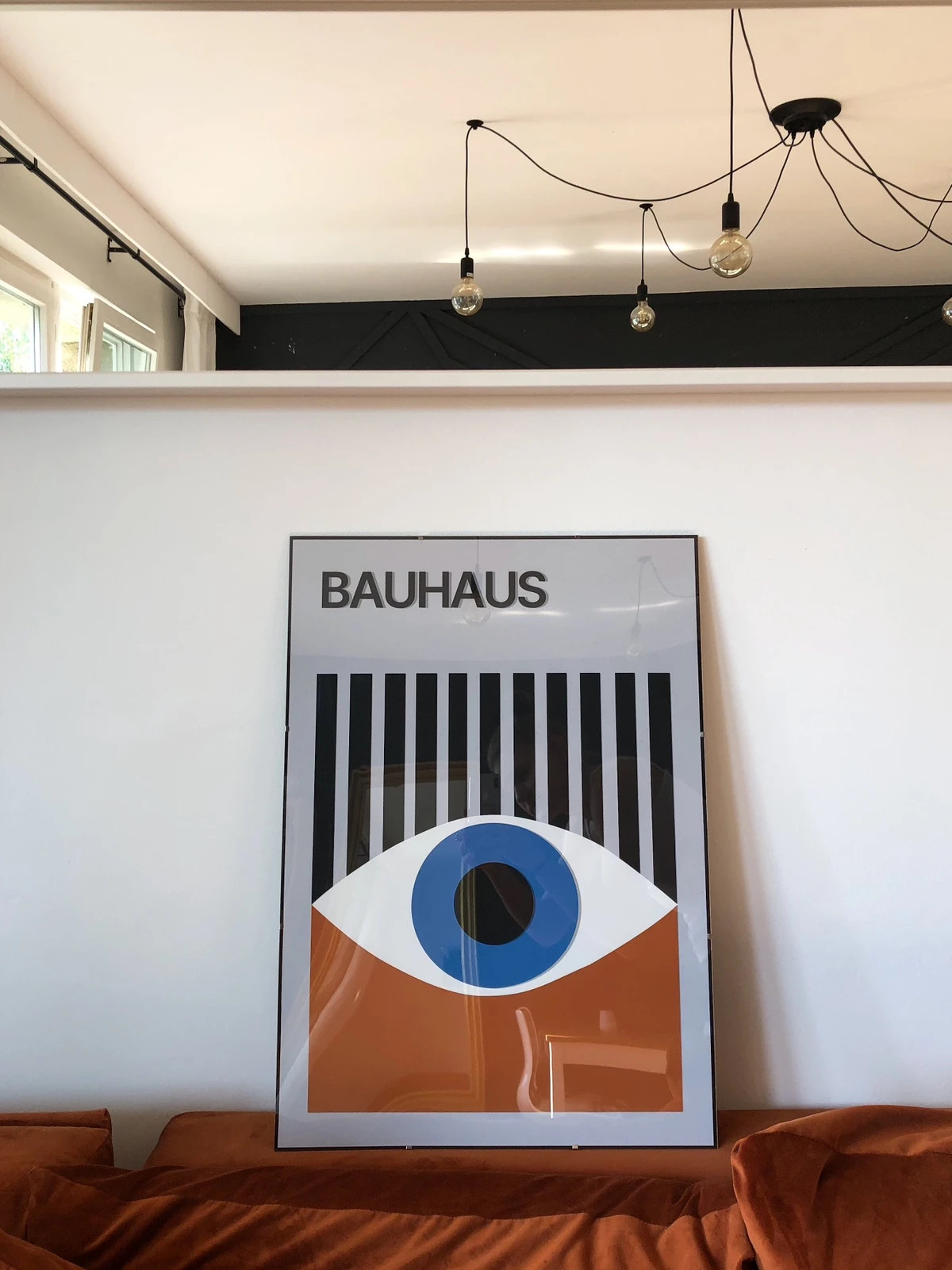 Plakat z antyrama ramka Bauhaus boho poster A2 duży