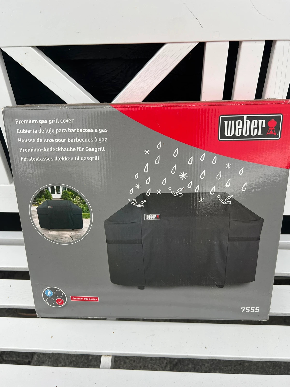 Weber gas grill cover Summit 600 Series