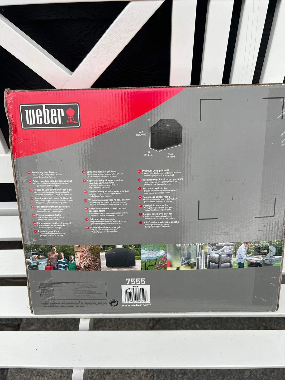 Weber gas grill cover Summit 600 Series