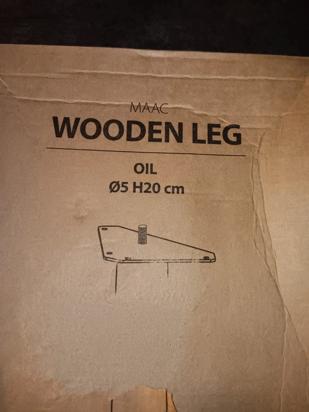 Wooden leg