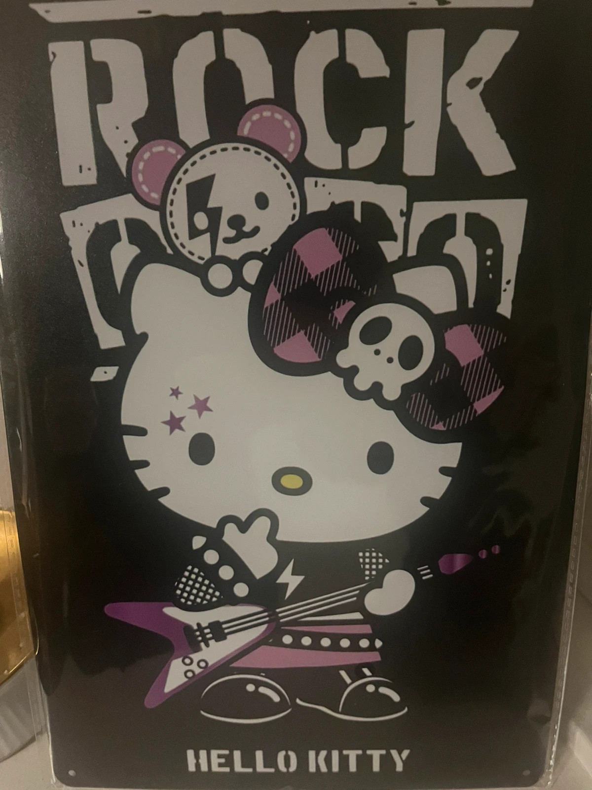 Punk Hello kitty metal plade