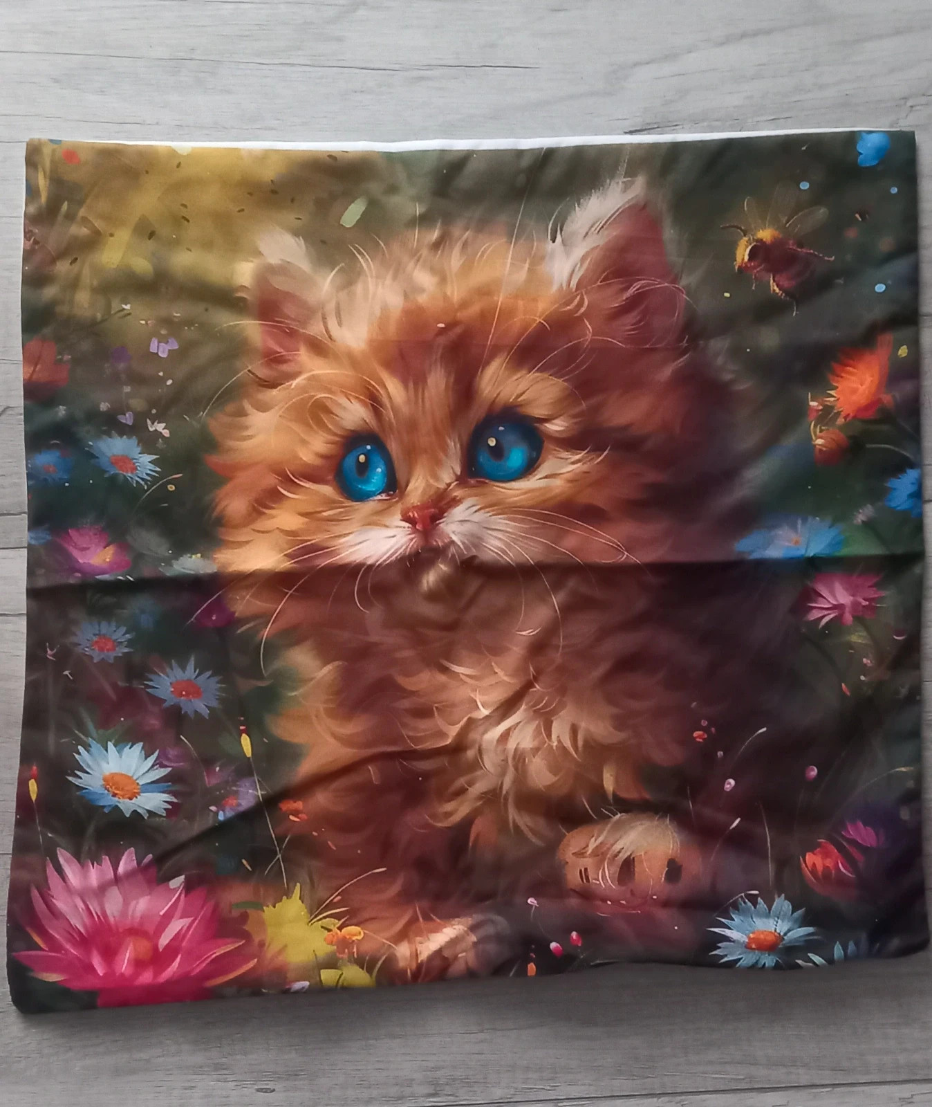 Poszewka na poduszkę 45cm x 45cm kotek 😻